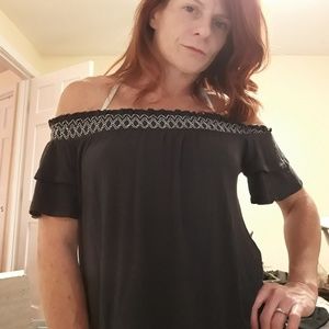 American Eagle Outfitters off the shoulder shirt